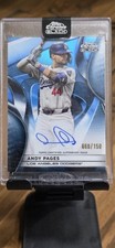 2025 Topps Chrome Black Autographs Andy Pages #CBA-APA /150