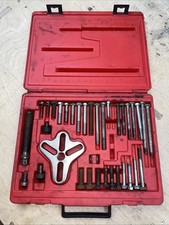 Snap-on Cj2001p Bolt Grip Puller Set Pb54a Hard Plastic Case One Bolt Missing Snap-on Cj2001p Bolt Grip Puller Set Pb54a Hard Plastic Case One Bolt Missing