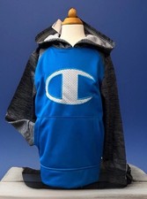 NWT Little Boys Champion Logo Hoodie /Sweatshirt Pullover, Size 6