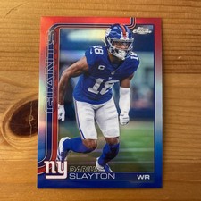2026 Topps Chrome NFL Darius Slayton #226 Red White Blue Parallel