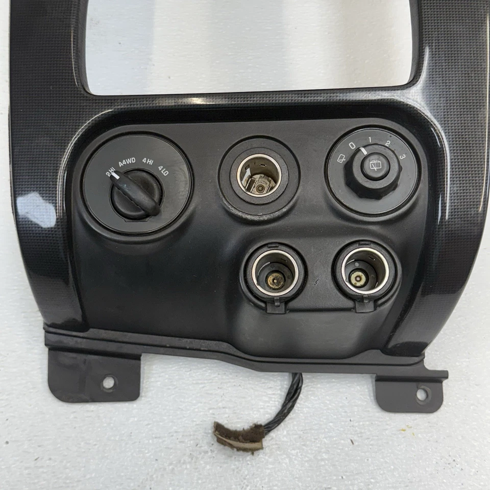 GMC Envoy 2002-2008 radio tablero ventilación bisel control de clima negro OEM Foto 2 de 4