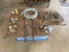 Oxygen / acetylene Misc Regulator Hoses, 3 Torches With Tips - Welding