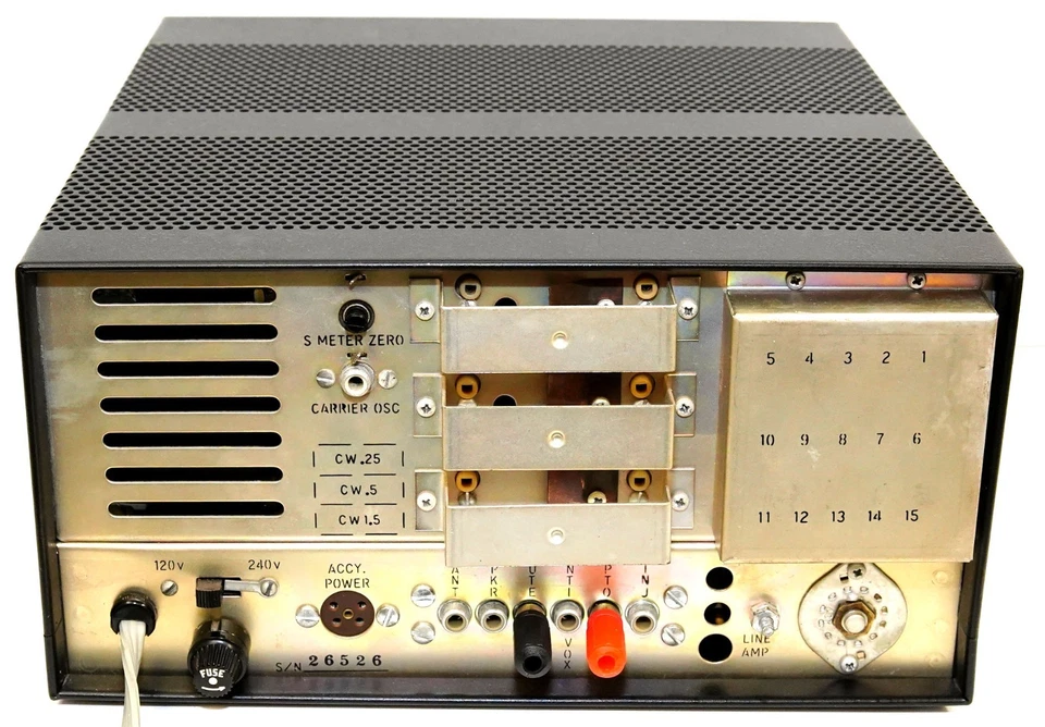 DRAKE R-4C HAM BANDS RECEIVER w/ 4-NB NOISE BLANKER + RCC4 + MANUAL = EXCELLENT - Image 3 of 4