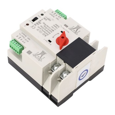 AC110V 100A Dual Power Auto Transfer Switch 35mm Rail Mounting 2P ATS Generator