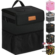 Car Trash Can Bin For Back Seat Leak Proof Cute Car Trash Bag 2 Gallons Balck Car Trash Can Bin For Back Seat Leak Proof Cute Car Trash Bag 2 Gallons Balck