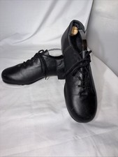 Capezio Classic Tap Shoe CG19 Size 8M color Black Leather From Thailand Cadence