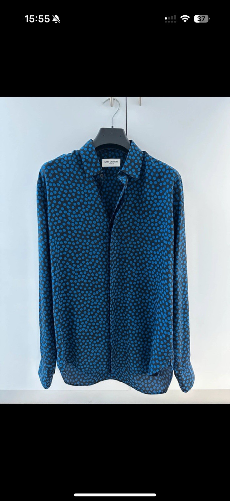 Gonna Saint Laurent in seta 100%