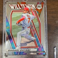 Shohei Ohtani 2021 Panini Mosaic Will to Win Insert #WTW8 Angels Baseball