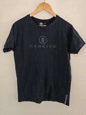 Gym King Pro Jersey Tee, Black /Black Mustle Fit Men's Size M