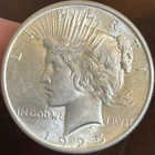 1925 P Peace Silver Dollar ~ BRILLIANT MS with BU LUSTER!! 90% Silver $1