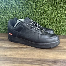 Size 11 - Nike Air Force 1 Low x Supreme Box Logo - Black beater