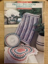 Vintage 1990 Annie's Attic Pretty Patterns Crochet Dishcloths Booklet 87R15