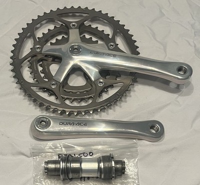Shimano Dura-Ace FC-7701/7703 9-Spd Triple Crankset 30-39-52 172.5 Octolink w/BB