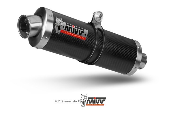SchalldäMpfer Mivv Oval Classic Carbon Honda CBR600F2/F3-image