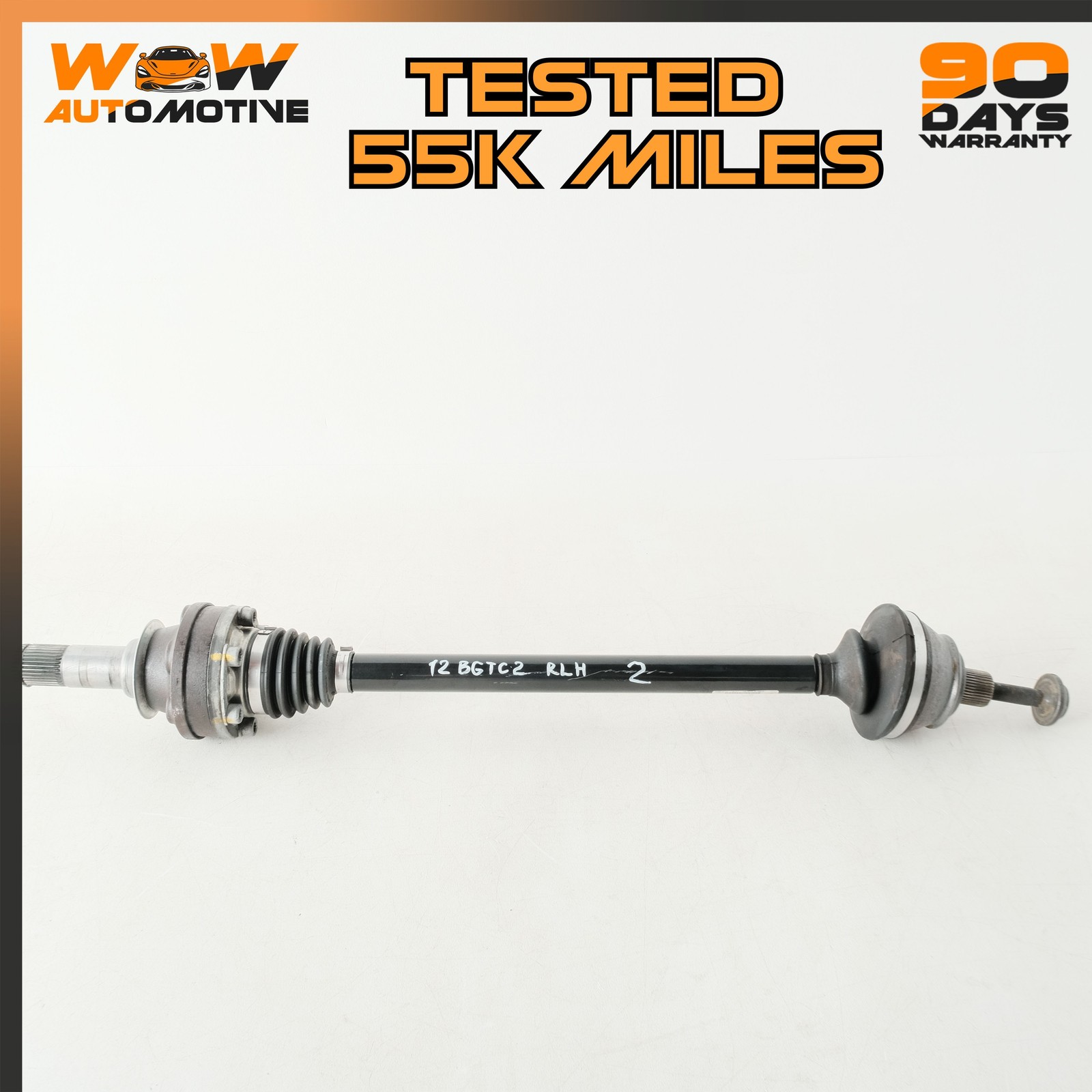 12-18 BENTLEY CONTINENTAL GTC GT REAR RIGHT LEFT CV AXLE DRIVE SHAFT OEM