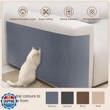 Eunice Cat Scratching Mat, Self-Adhesive Cat Scratch Carpet, Trimmable Replac...