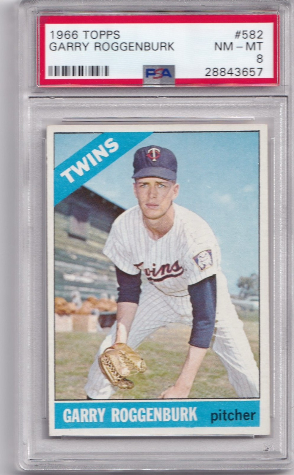 1966 Topps TOPPS #582 Garry Roggenburk front