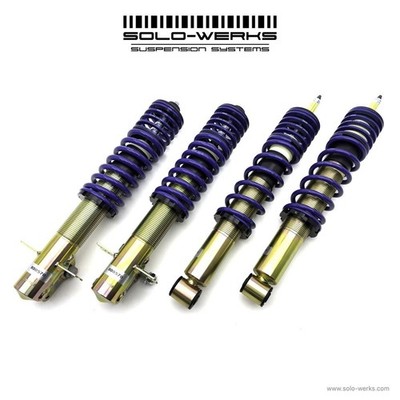 Solo Werks R3 Coilover Kit - VW 79-'84 MK I Rabbit Jetta Scirocco Cabriolet