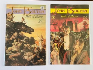John Bolton Halls of HORROR (1995) # 1 & 2 NM John Bolton