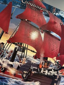 LEGO Pirates of the Caribbean: Queen Anne's Revenge 4195 Empty Box *BOX ONLY*