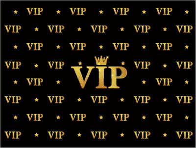 6.5 X 5 Ft VIP Photography Backdrop Red Carpet Event Movie Award Back