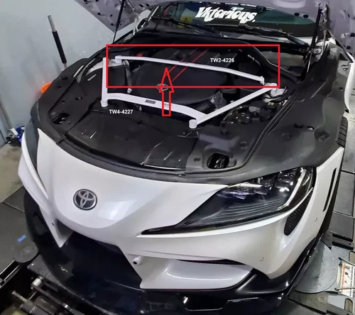 ULTRA RACING FOR 2018-24 TOYOTA A90 GR SUPRA BMW G29 FRONT STRUT BAR TOWER BRACE