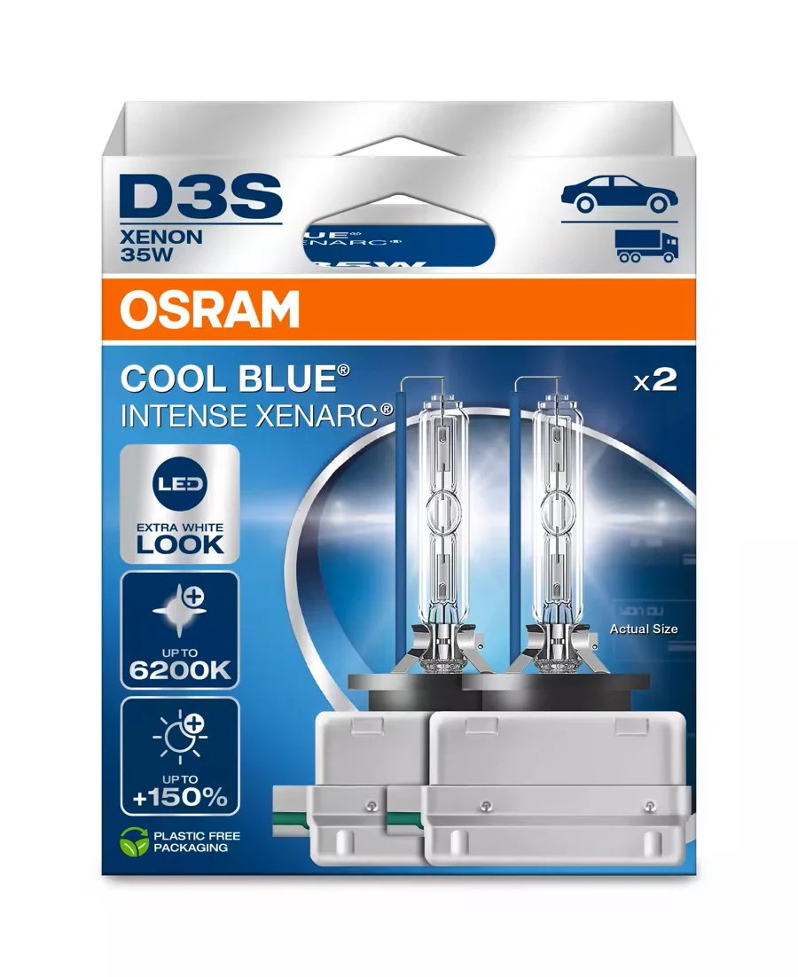 Ampoules D3S phares jaunes baisse de vision résolue par Osram Xenarc Cool Blue Intense