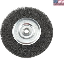 Carbon Steel Crimped Wire Wheel 5-Inch Diameter - Eliminates Dirt  Scale Easily