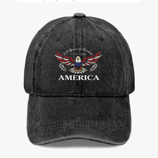 America 250 Years of Freedom Eagle Hat 1776 2026 Patriotic Vintage Baseball Cap