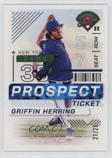 2024 Panini Prospect Edition Holo Silver 21/25 Griffin Herring #115 8d2