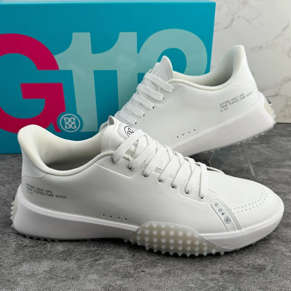 G/Fore Fore G4 G.112 Men's Golf Shoe Sneaker SNOW/WHITE US 10 11 12 - Image 3 of 4