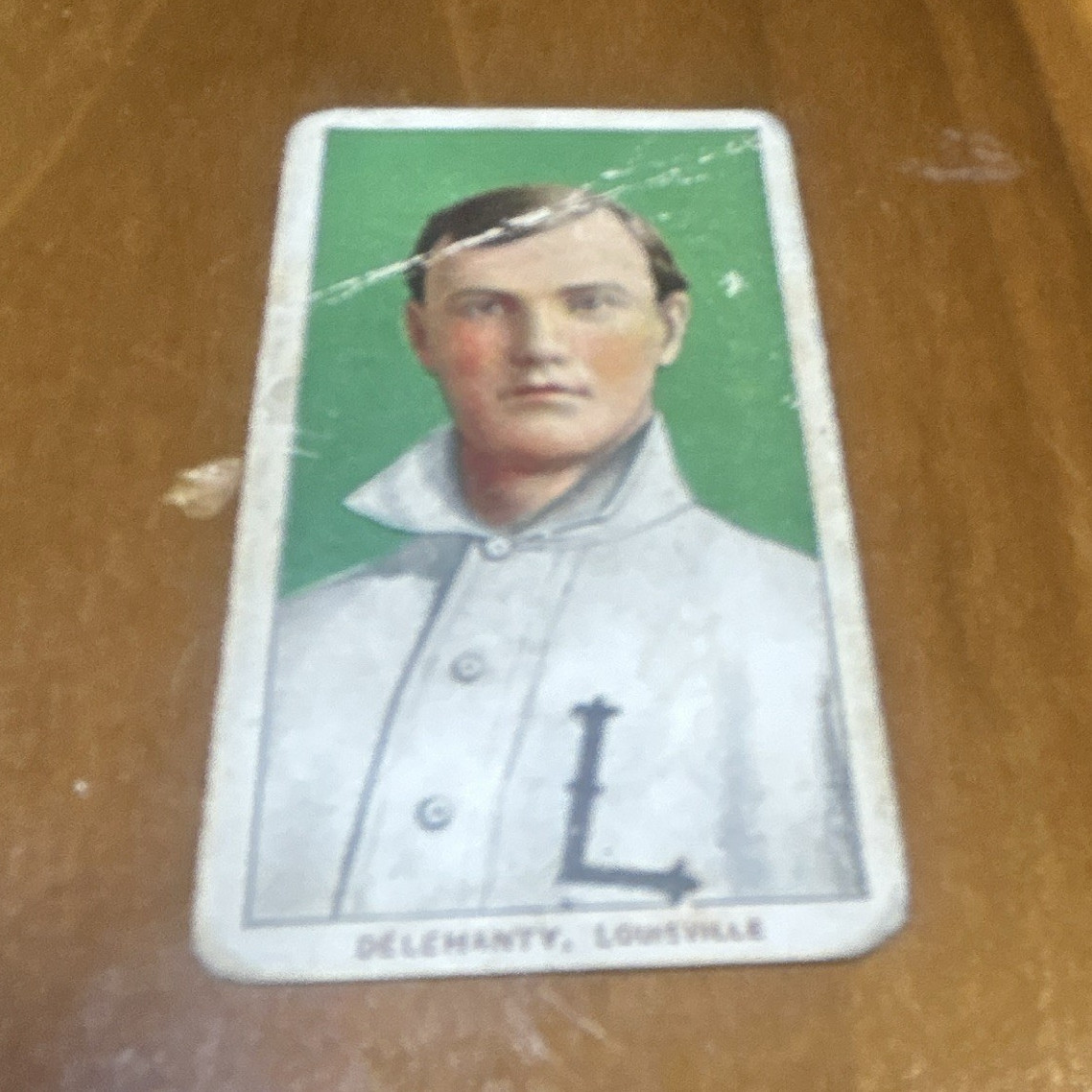 1909-11 T206 Delahanty Louisville Colonels Piedmont 350 Subjects Back