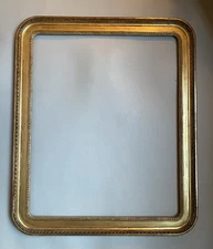 Antique gold frame Louis XVI Louis-Philippe XIX near 10F 54 44