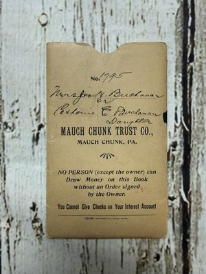 VTG Mauch Chunk Trust Co Mauch Chunk PA Pocket Deposit/Withdraw Cash Envelope
