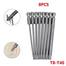 8pcs Torx Screwdriver Bit Set Hex Security Ma...
