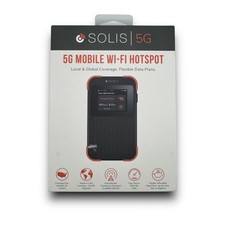 Simo Solis 5G Mobile Wi-Fi Hotspot – Black/Orange – Open Box