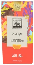 Endangered Species Dark Chocolate Orange Bar 3 oz (Pack of 12)