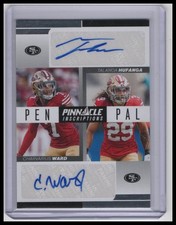 2024 Panini Encore #PPID-SF Talanoa Hufanga / Charvarius Ward Pen Pal Dual #/99