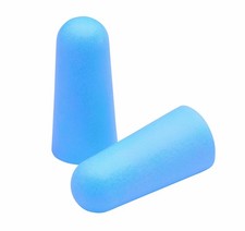 92202 GloPlugz Polyurethane Uncorded Disposable Earplug, Blue (Box of 200)