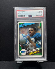 1984 Topps Curt Warner Rookie Card PSA 8 - RC # 198 Seahawks. rookie card picture