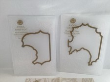 Anna Griffin Floral Frame Cut  Emboss Folders New With Idea Sheet