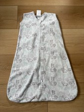 Halo Baby Fleece Sleep Sack Size Medium 6-12 Months Gray Safari Jungle