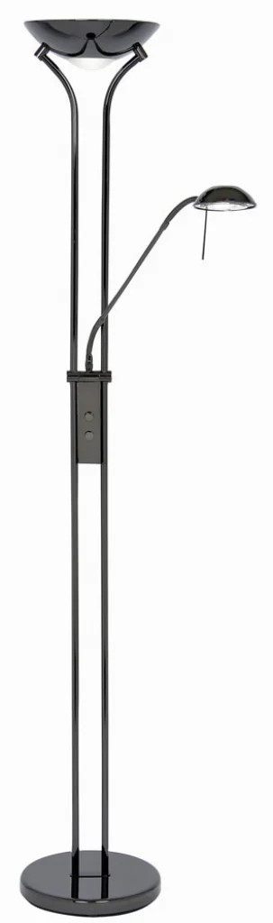 Floor Light Black Oaks Halogen Chrome Lighting 5075 FL BC