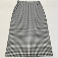 Vintage Count Romi Navy and White Houndstooth Skirt