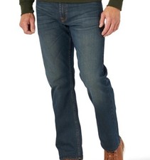 WRANGLER Jeans Size 28 X 30 Men's Five Star Premium Athletic Fit Blue Stretch