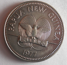 1977 PAPUA NEW GUINEA 20 TOEA - Excellent Coin - FREE SHIP - Bin #350