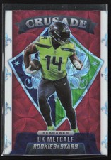 2021 PANINI ROOKIES & STARS CRUSADE RED SCOPE DK METCALF SEATTLE SEAHAWKS #CR-9