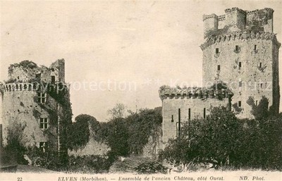 Elven Ensemble de l ancien Chateau cote Ouest