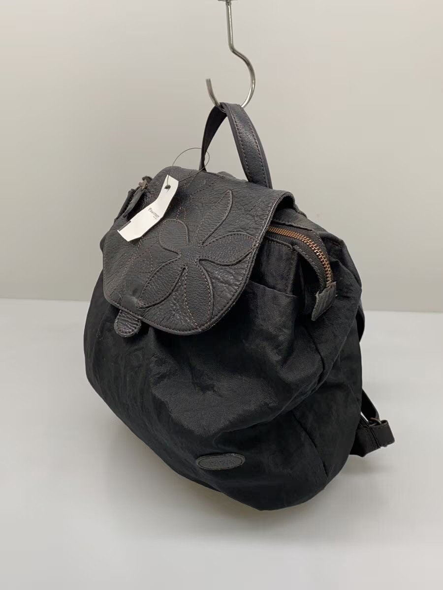 IBIZA Backpack Nylon Black Solid Color - image 2