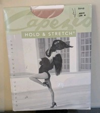 Capezio Womens Stirrup Tights Size M Color Lt Suntan New Hold  Stretch